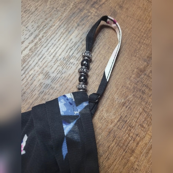 FREE W BUNDLE Ricki's floral beaded strap top - Picture 3 of 12